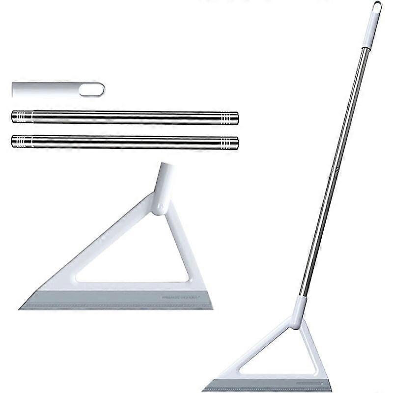 Silicone Magic Broom Telescopic Broom 2 in 1 for Floors Windows Tile Glass Floor 39inch