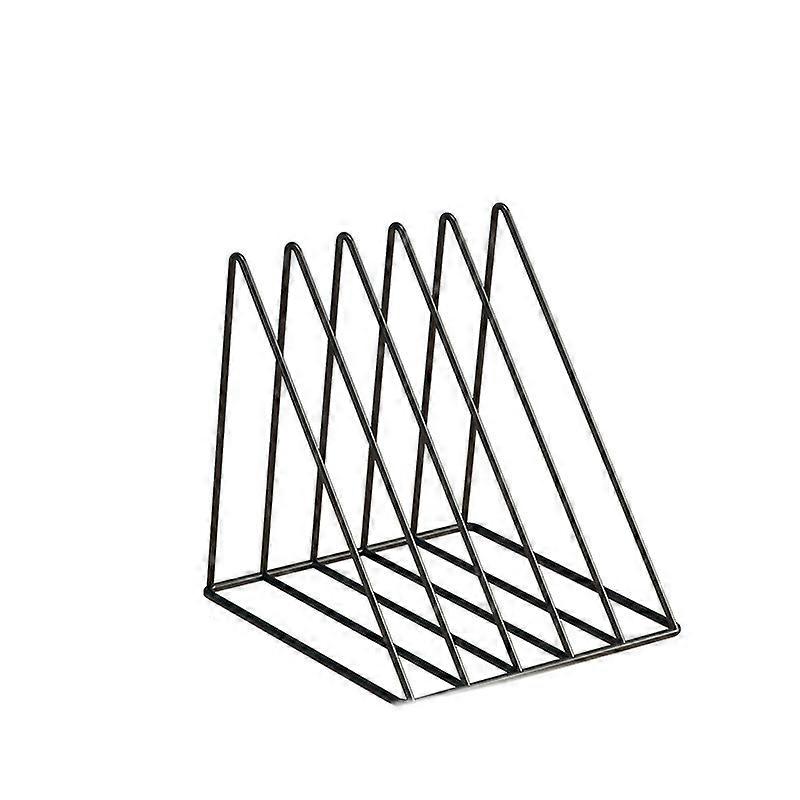 Triangular Metal Bookend, Black, 18*18*18cm