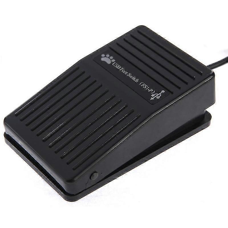 USB Foot Pedal Control Switch Game Pad Keyboard Adapter for Computer(Black)