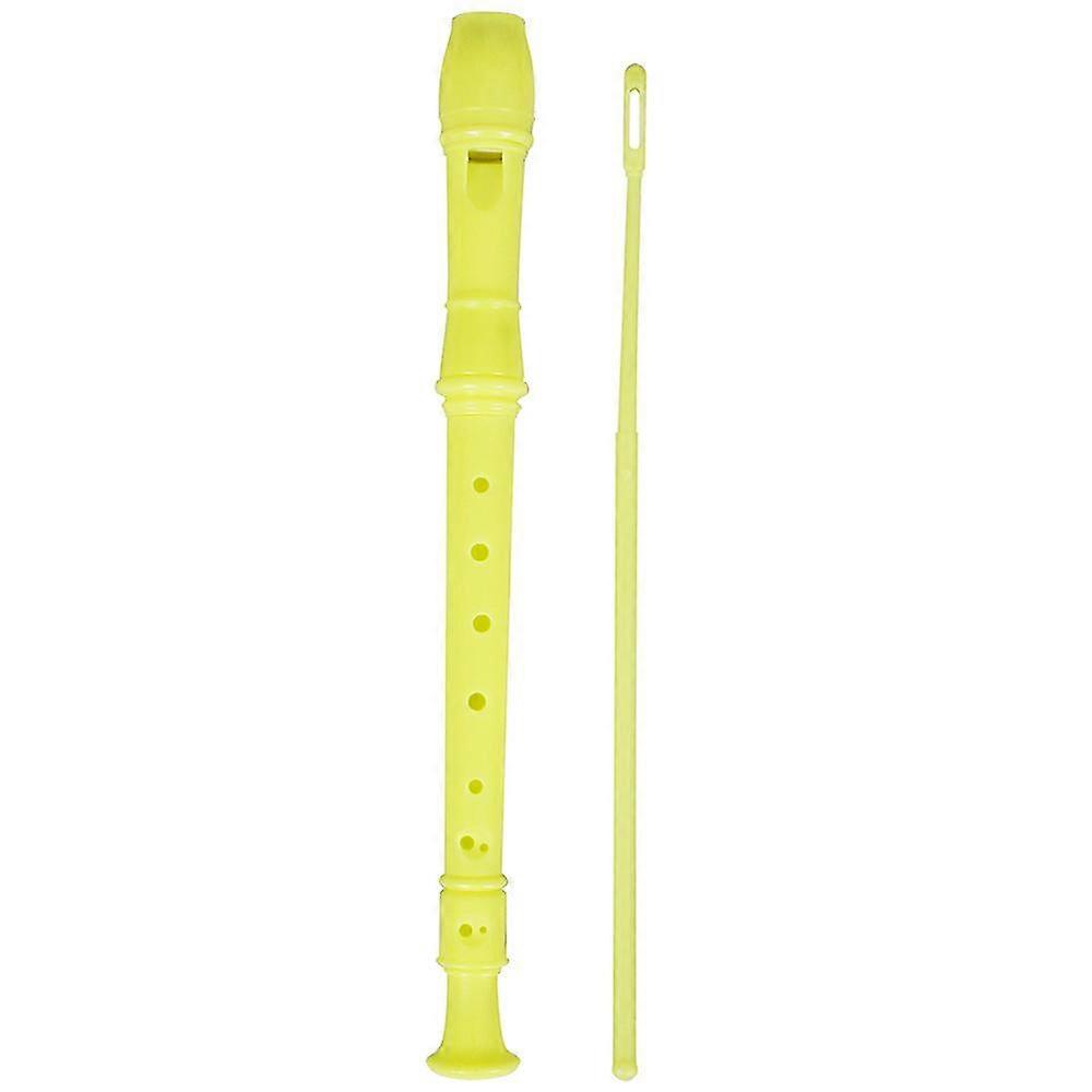 Abs Soprano Descant Recorder Clarinet 8 Holes German Style C Key With Fingering Chart Cleaning Stick