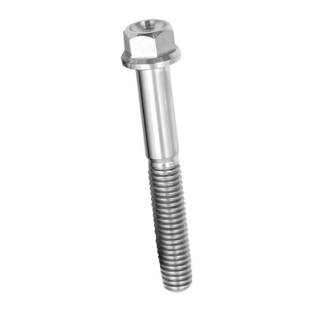 M6 18mm Titanium Hex Head Flange Bolt Screw Ti Grade 5 CNC 18 x 1.0