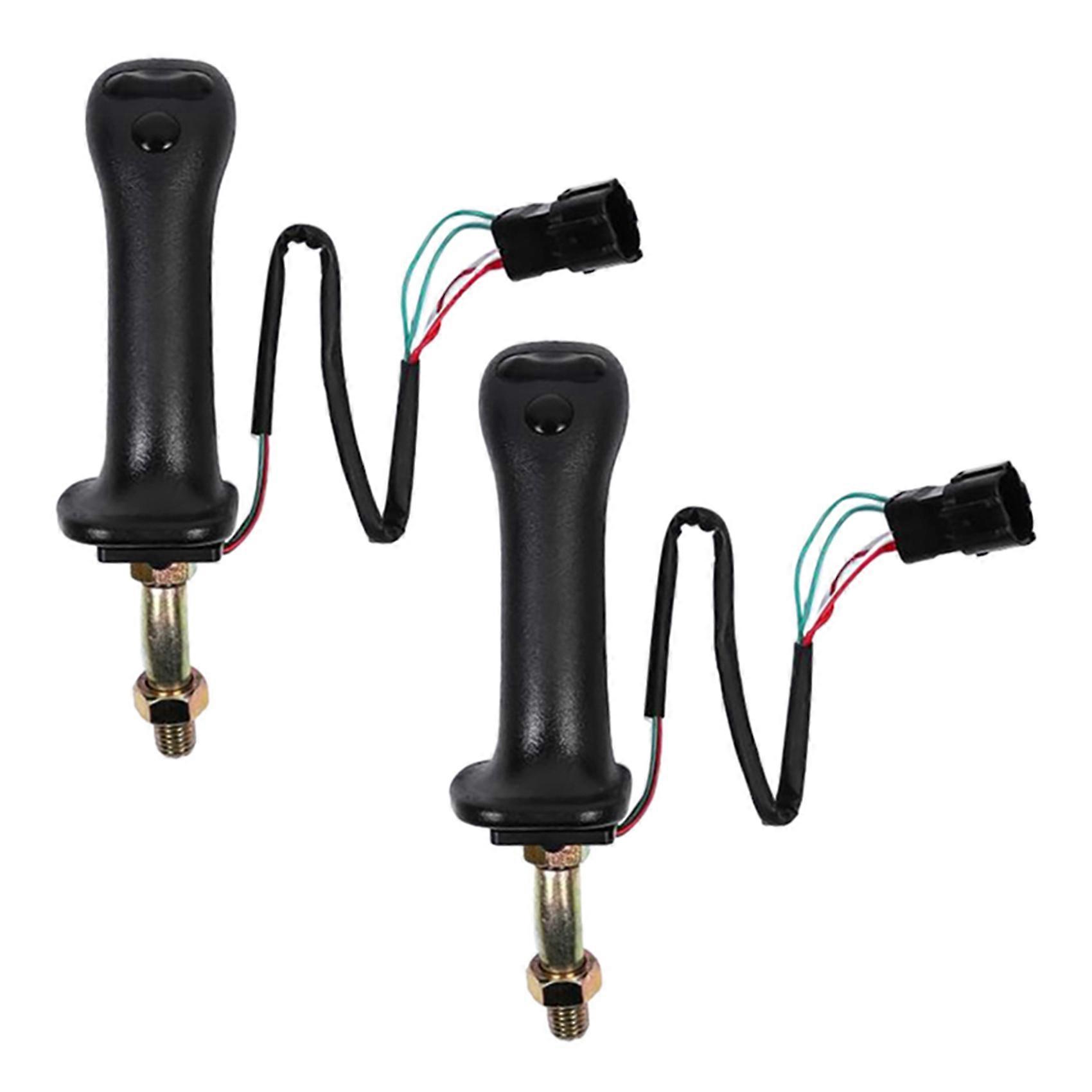 2X 3 Buttons Excavator Joystick Assy Handle Gears for Doosan DH DX150 215 225 300 370-9C Left