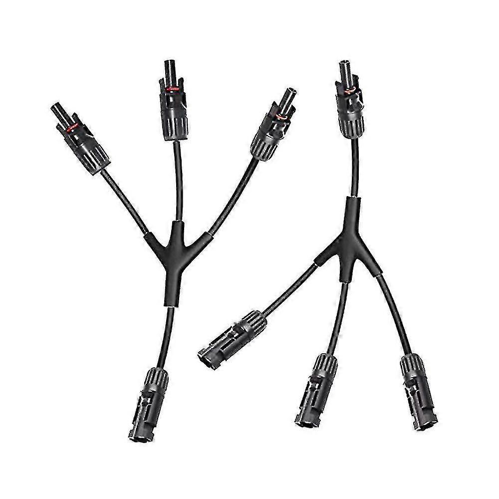 Y Branch Solar Connectors Solar Panel Parallel Adapter 1 Pair Splitter Solar Cable Wire Plug Tool K