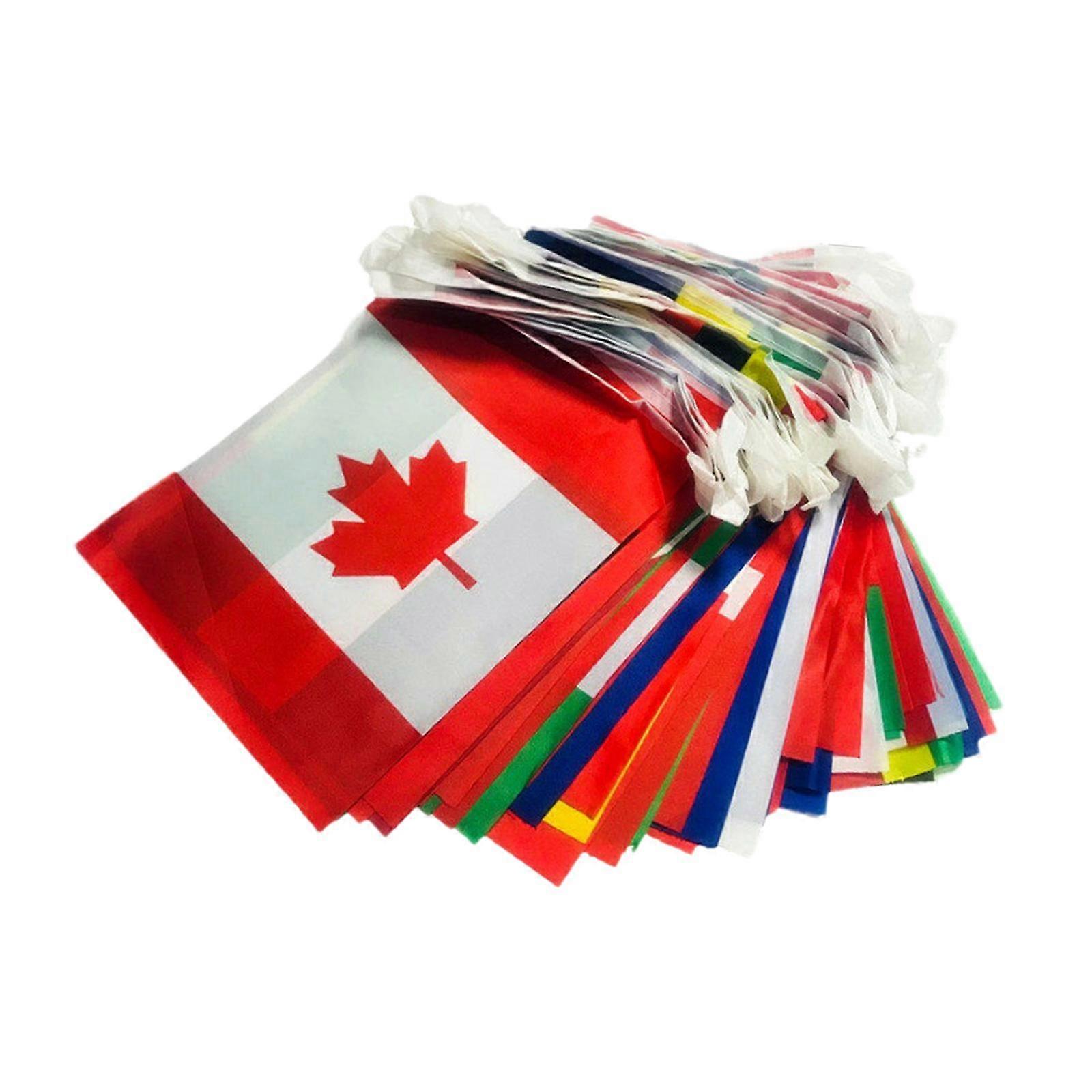 World String Flags Banner Set Polyester for Festivals Party Decorations Gift 14cmx21cmX15M