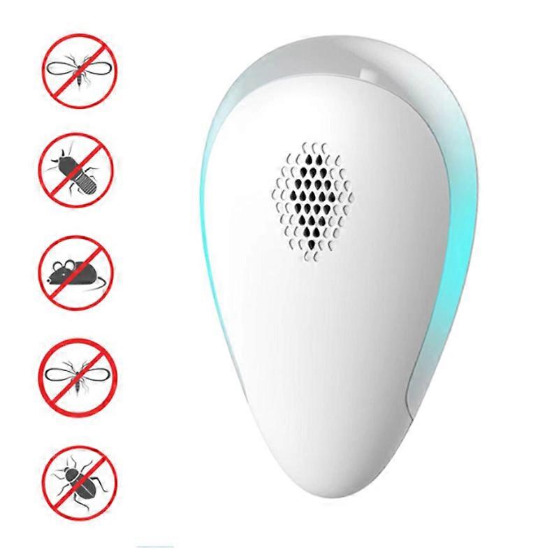 2PCS Electronic Ultrasonic Pest Repeller Anti Rat Mouse Bug Mosquito Flea
