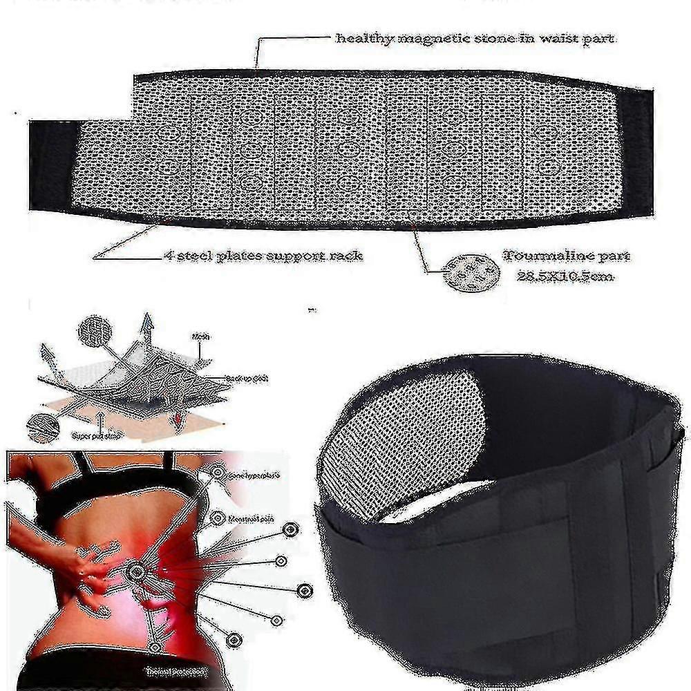 قابل للتعديل التورمالين الذاتي التدفئة العلاج المغناطيسي الخصر حزام أسفل الظهر سوبو
