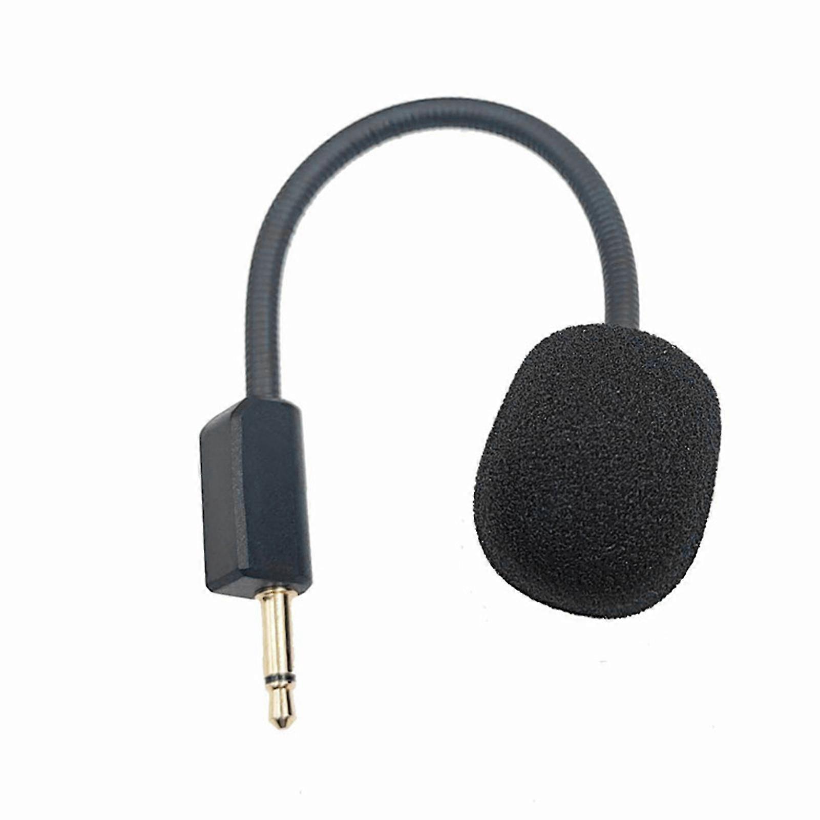 Headset Microphone Replaceable Detachable Omnidirectional 3.5mm Flexible Gaming Headphone Microphone