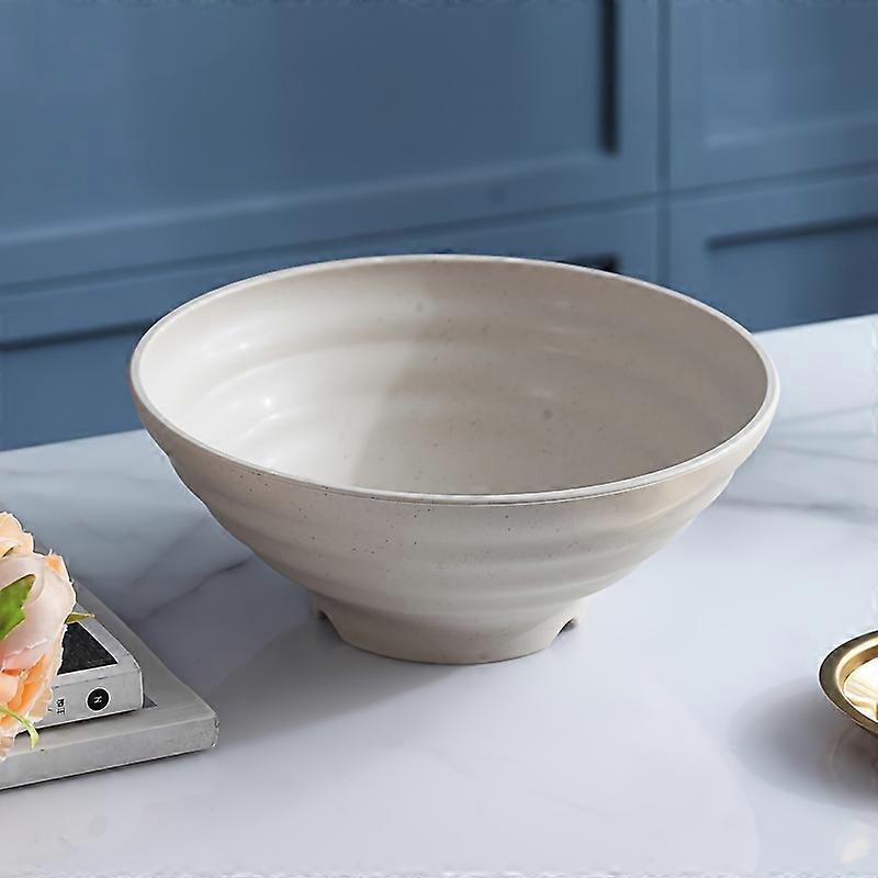 1PC Large Capacity Ramen Bowl, Food Grade Polypropylene PP Material Household Large Soup Bowl, Restaurant Commercial Rice Bowl, Salad Bowl Ramen Bowl