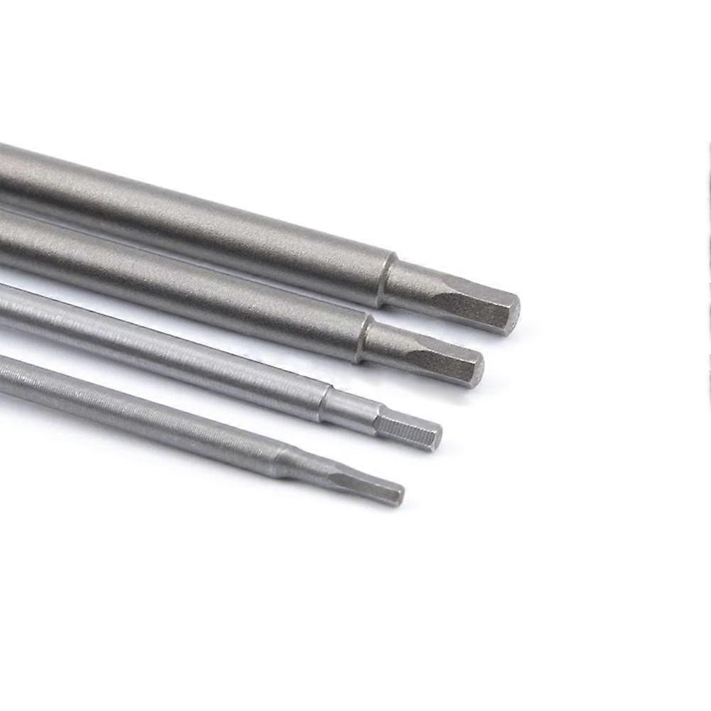 1.5/2/2.5/3/4/5mm Screwdriver 1/4 Hex Shank 6pcs Driver Head Screwdriver