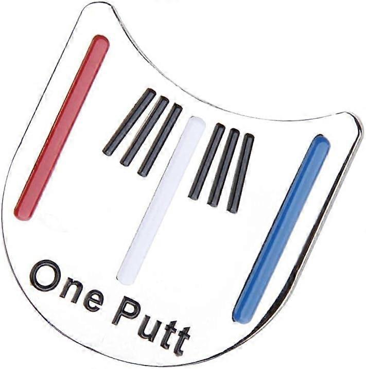 Golf Ball Marker Putting Alignment Tool with Hat Clip
