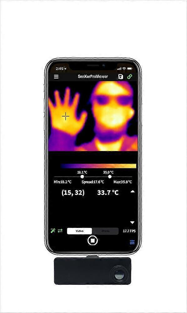 Infrarood Thermische Weergavecamera IR Imager Ondersteuning Video-opname