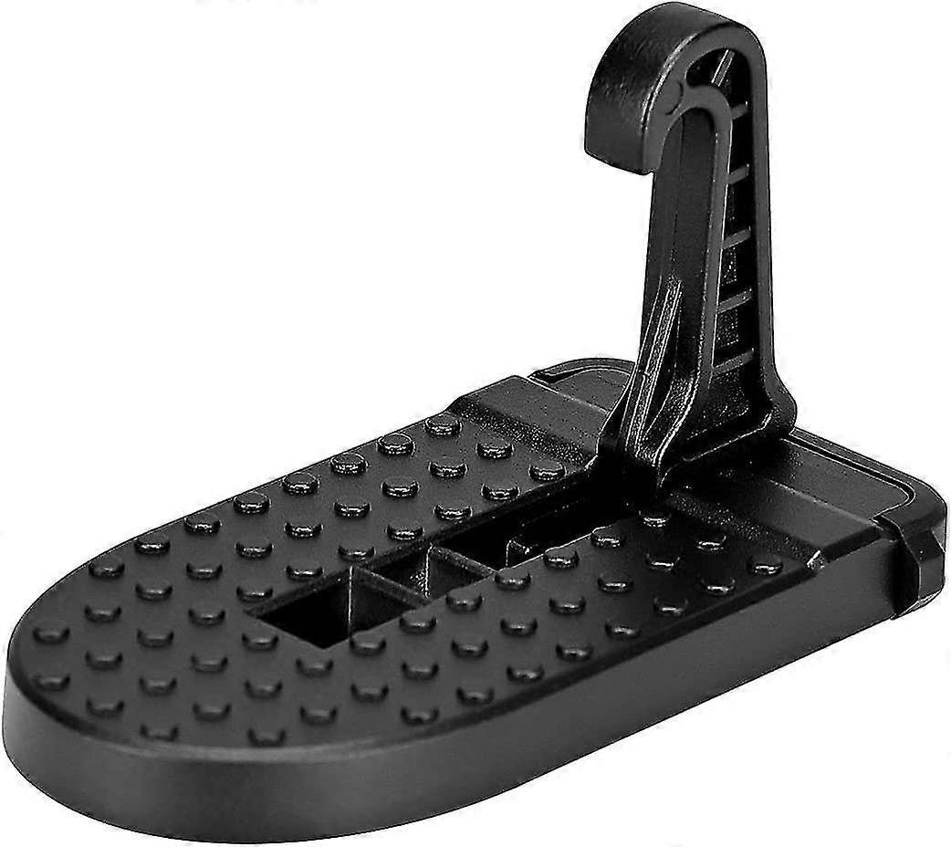 Portable Folding Car Door Step, Multi-functional Car Door Latch Hook Step With Safety Hammer Function, Assisting In Boarding Roof (1pc)