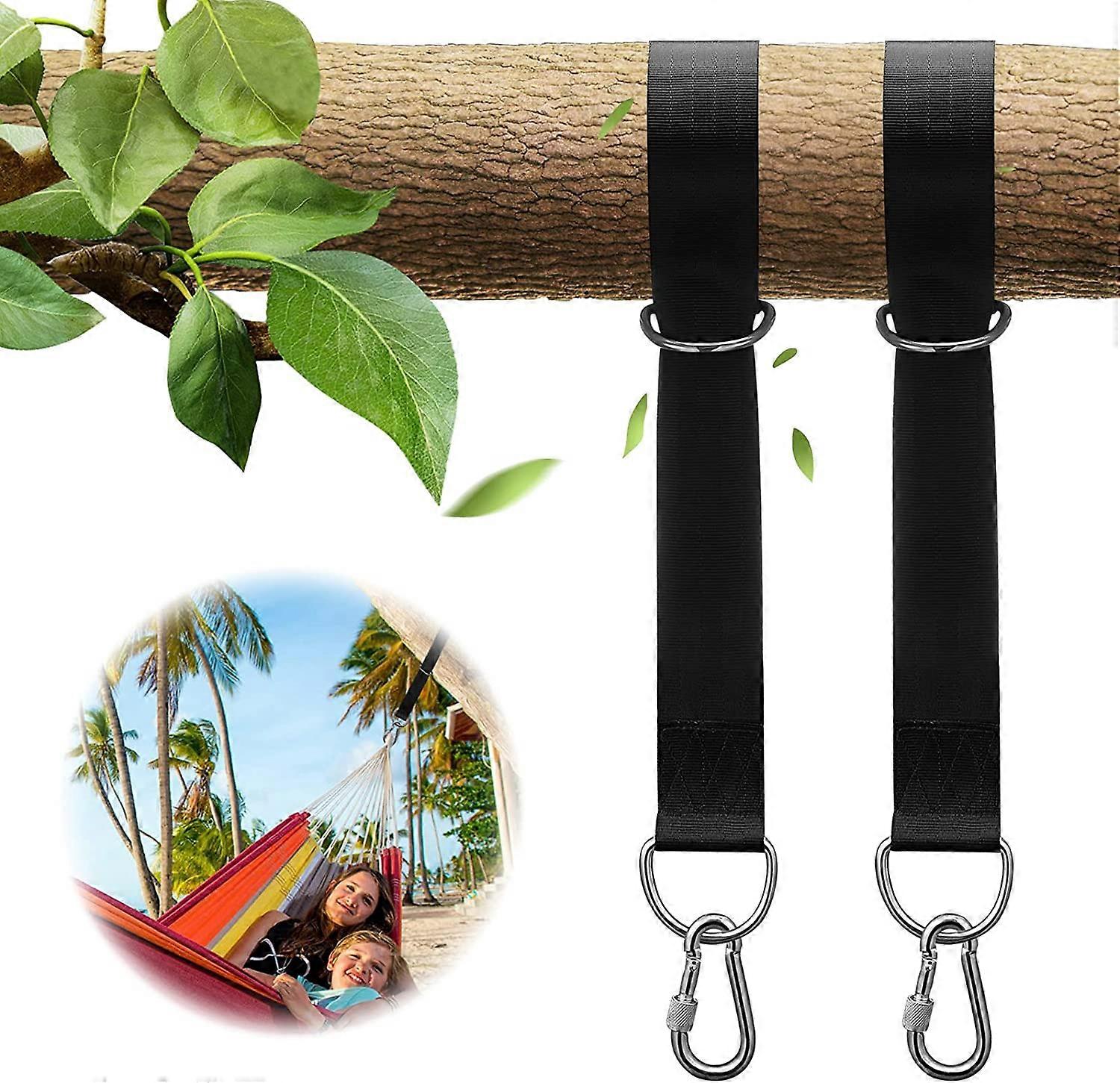 Tree Swing Hanging Straps,Portable Tree Swing Straps Hanging Kit Holds up 2200lbs,1.5m Long Straps