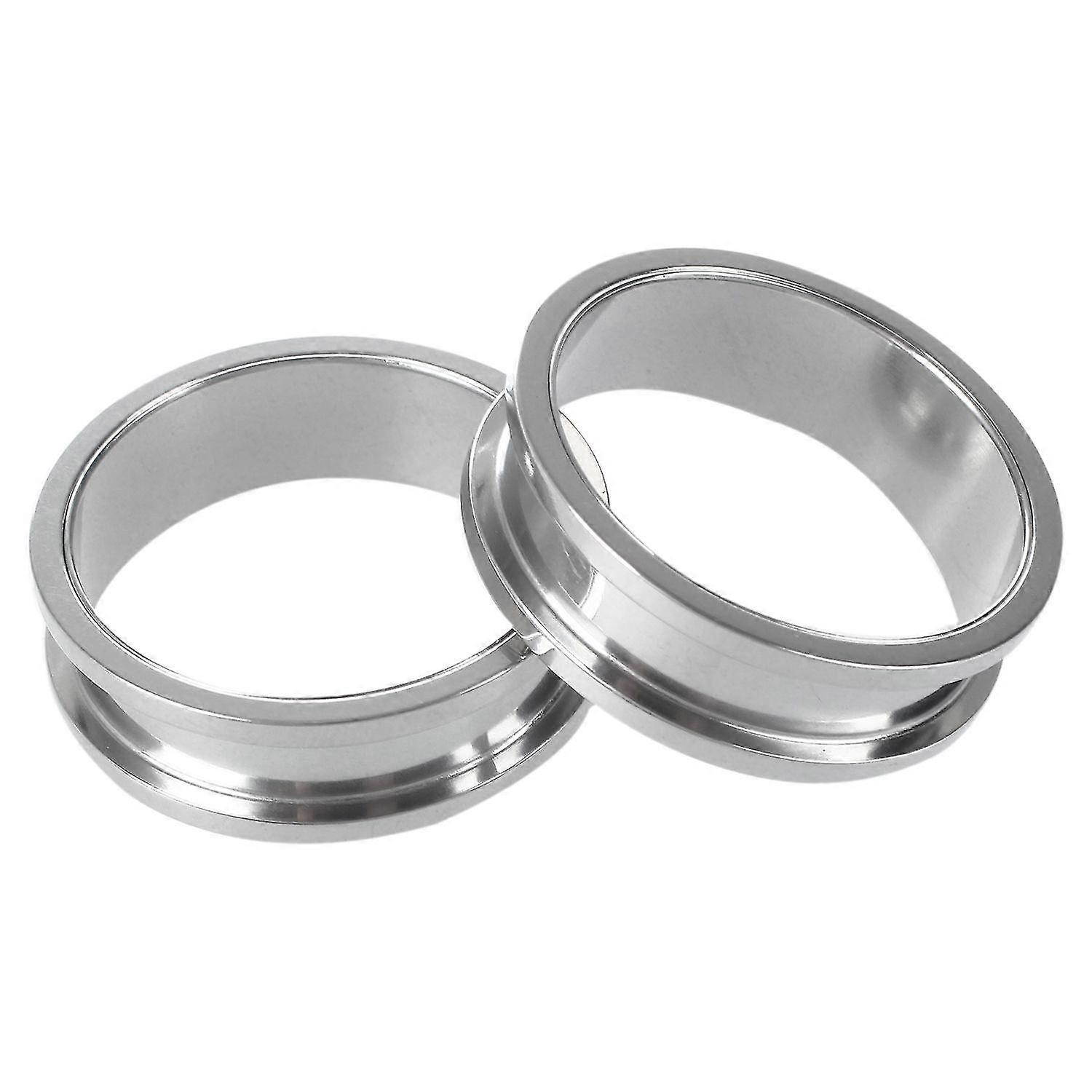 1 paire de vis Fit Bouchons d’oreille en acier inoxydable Anneaux Tunnels de chair Piercing Bijoux Couleur en acier, 22mm