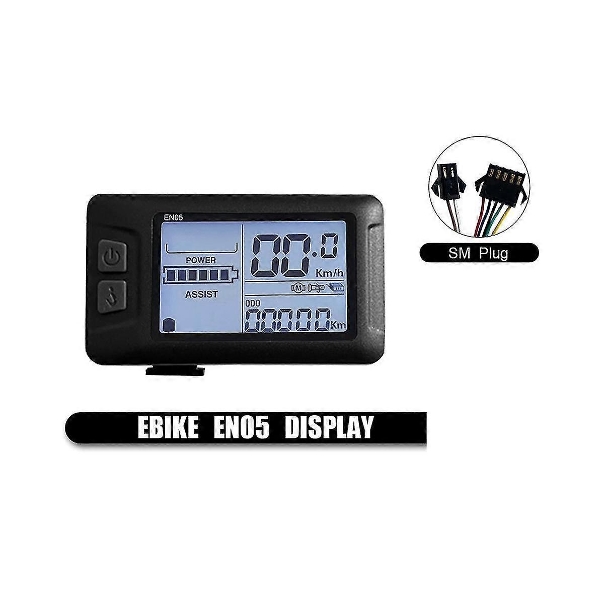 17a Three-mode Sine Wave Ebike Controller With En05 Display Thumb Throttle For 24v 36v 48v 250w 350w Electric Bicycle