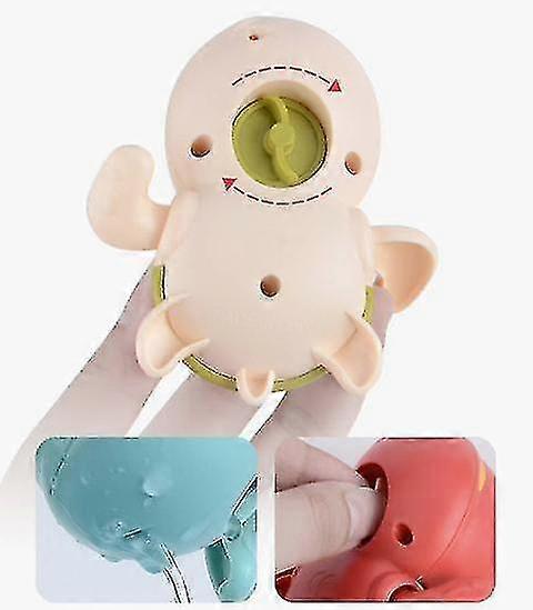 3 قطع حمام الطفل ساعة العمل سلحفاة - طفل حمام ألعاب للأطفال الصغار الأولاد البنات، ألعاب مائية السباحة سلحفاة