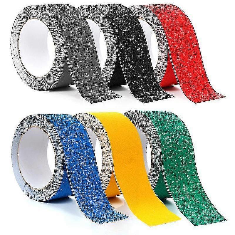 Nastro antiscivolo da 5 m Adesivi antiscivolo per esterni Nastro di trazione antiscivolo ad alto attrito Adesivo abrasivo per scale Gradino del bat...