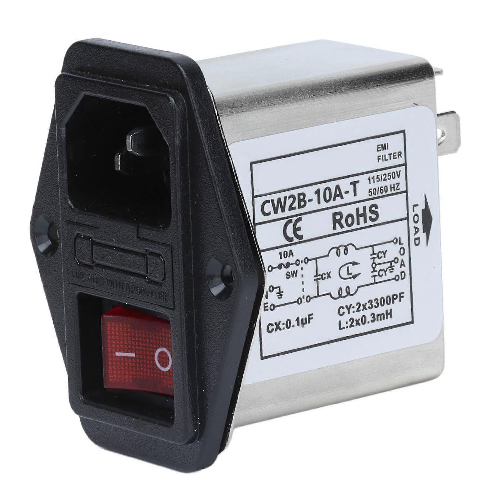 ईएमआई फ़िल्टर छोटे कॉम्पैक्ट स्थिर विश्वसनीय दमनकारी शोर आपूर्ति प्रयोगशाला उपकरण के लिए