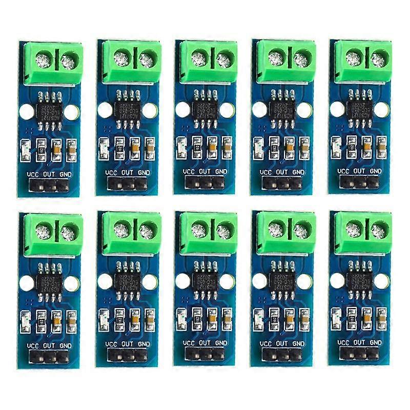 10PCS 5A Range Current Sensor ACS712 Module AC/DC Power Sensor Board (5A)