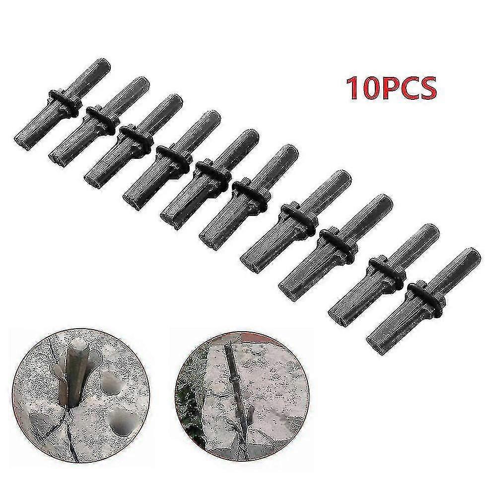 10 Set 5/8 Inch Plug Wedges And Feather Shims Concrete Rock Stone Splitter Hand Tools 16mm Hand Tool Sets