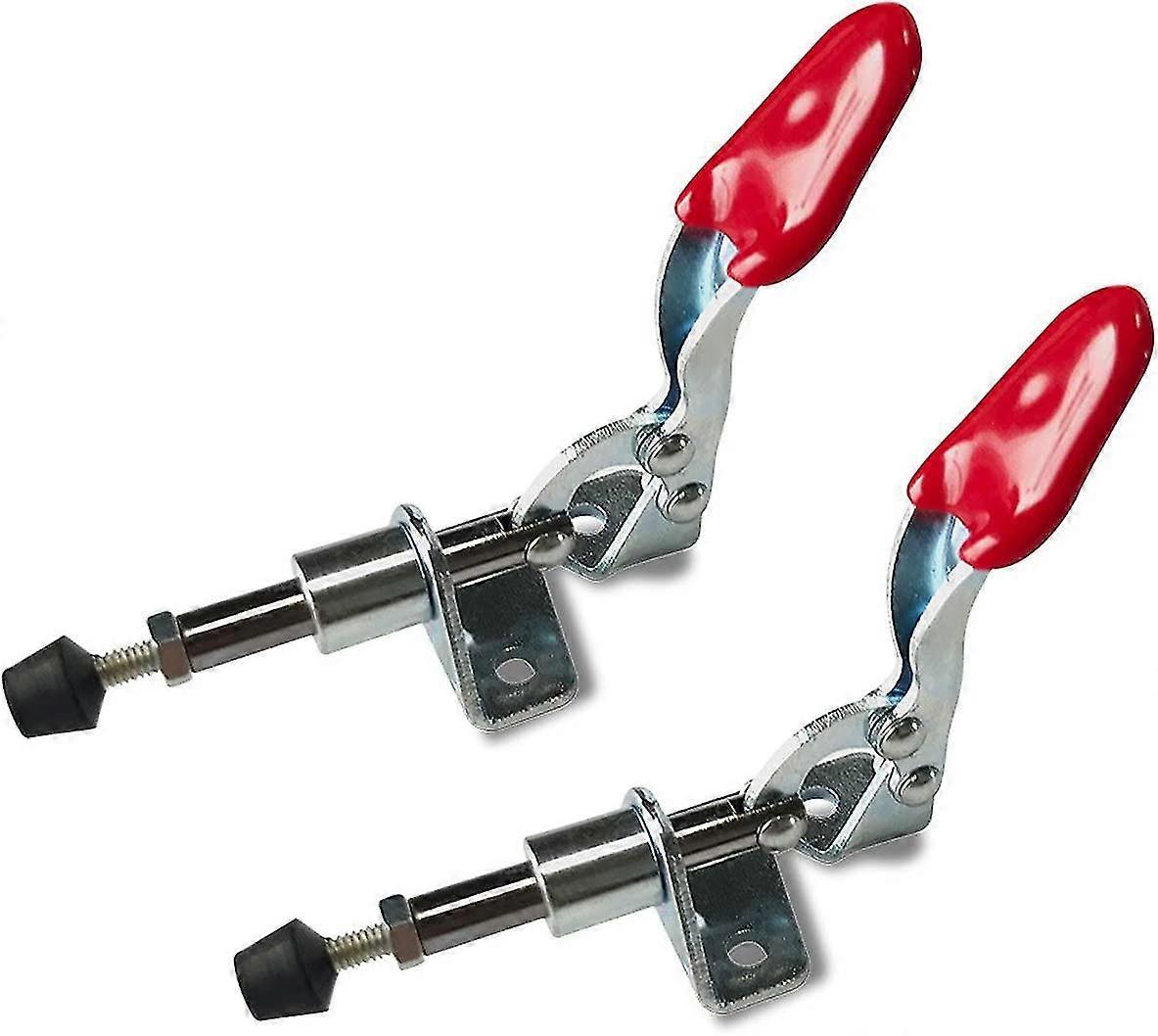 Toggle Clamps, 2 Pieces Hold Push Pull Action Hand Tool Toggle Hand Tool Quick Release Manual Clamp Latch Horizontal Lever Clamp Quick Release Bar (45