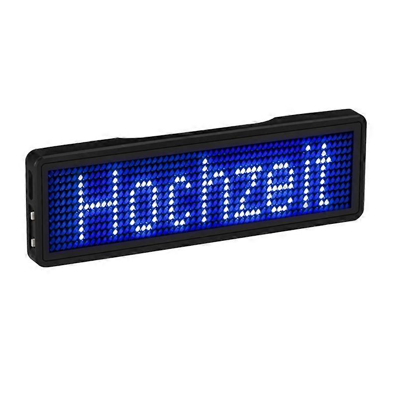 Bluetooth LED Name Rechargeable Light Sign DIY Programmable Scrolling Message Board Display LED,Typ