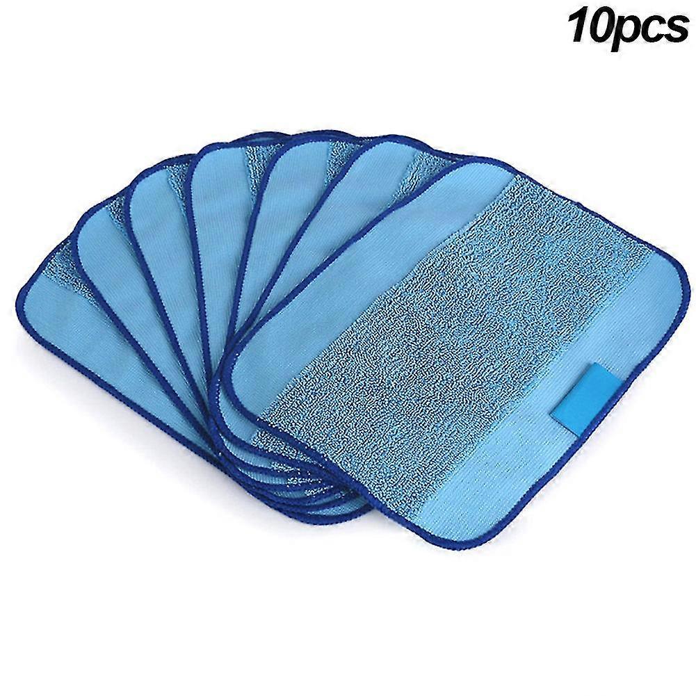 10 Pcs Microfiber Mop Cloth Washable Reusable Mop Pad