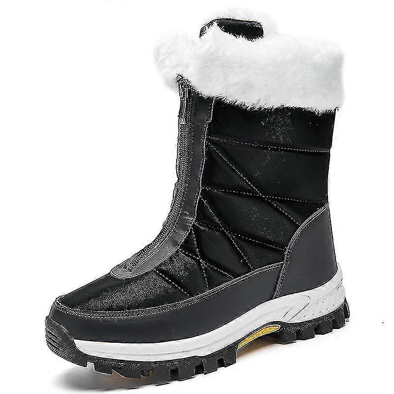 Bayan Kar Botları Suya Dayanıklı Ayakkabılar Kaymaz Rahat Kış Yürüyüş Botu