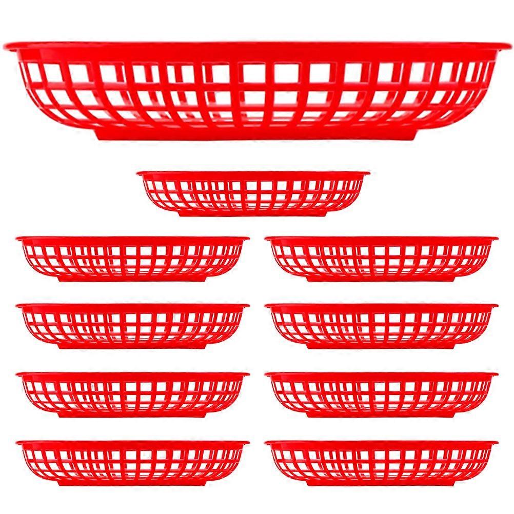 10 Stück Snackkorb Catering-Tablett dekorativer Behälter Sonstiges Halter Korb für Snack
