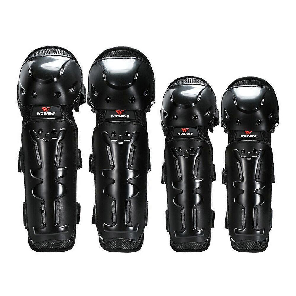 אופנוע מגן ברכיים רפידות מרפקים שריון אופניים סקייט מגיני שין מחוץ לכביש מבוגר