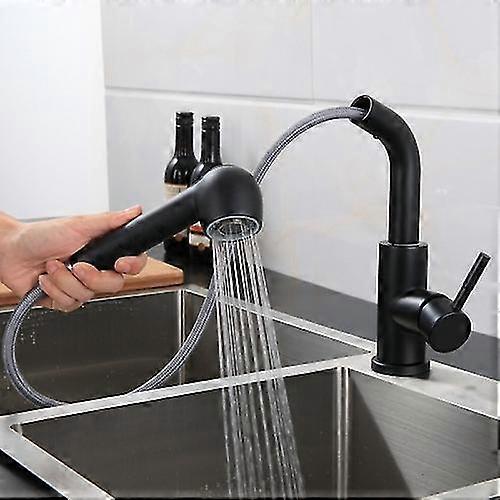 304 Stainless Steel Kitchen Sink Pull-out Faucet