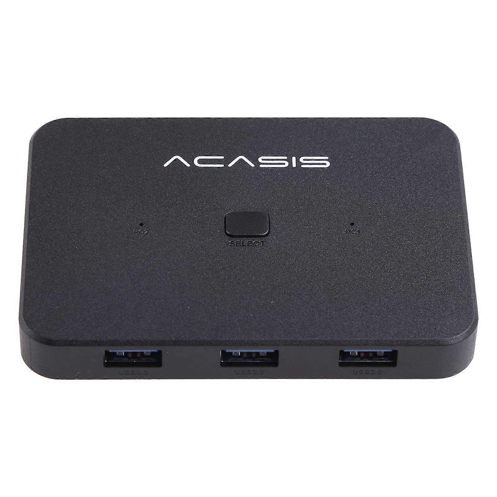 acasis KVM Switch HDMI-compatible 3 Ports 4K 3 In 1 Out KVM Converter Switcher
