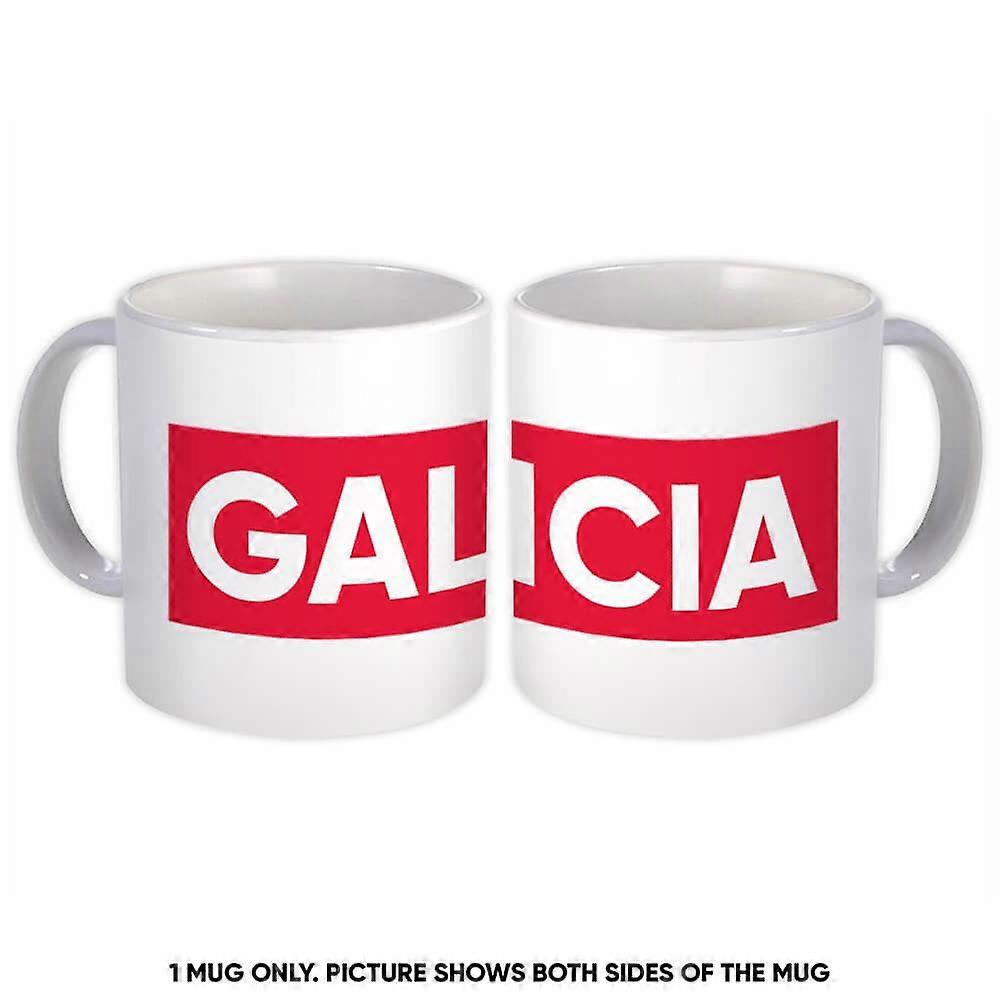 ギフトマグカップ:ガリシアスペインレッド