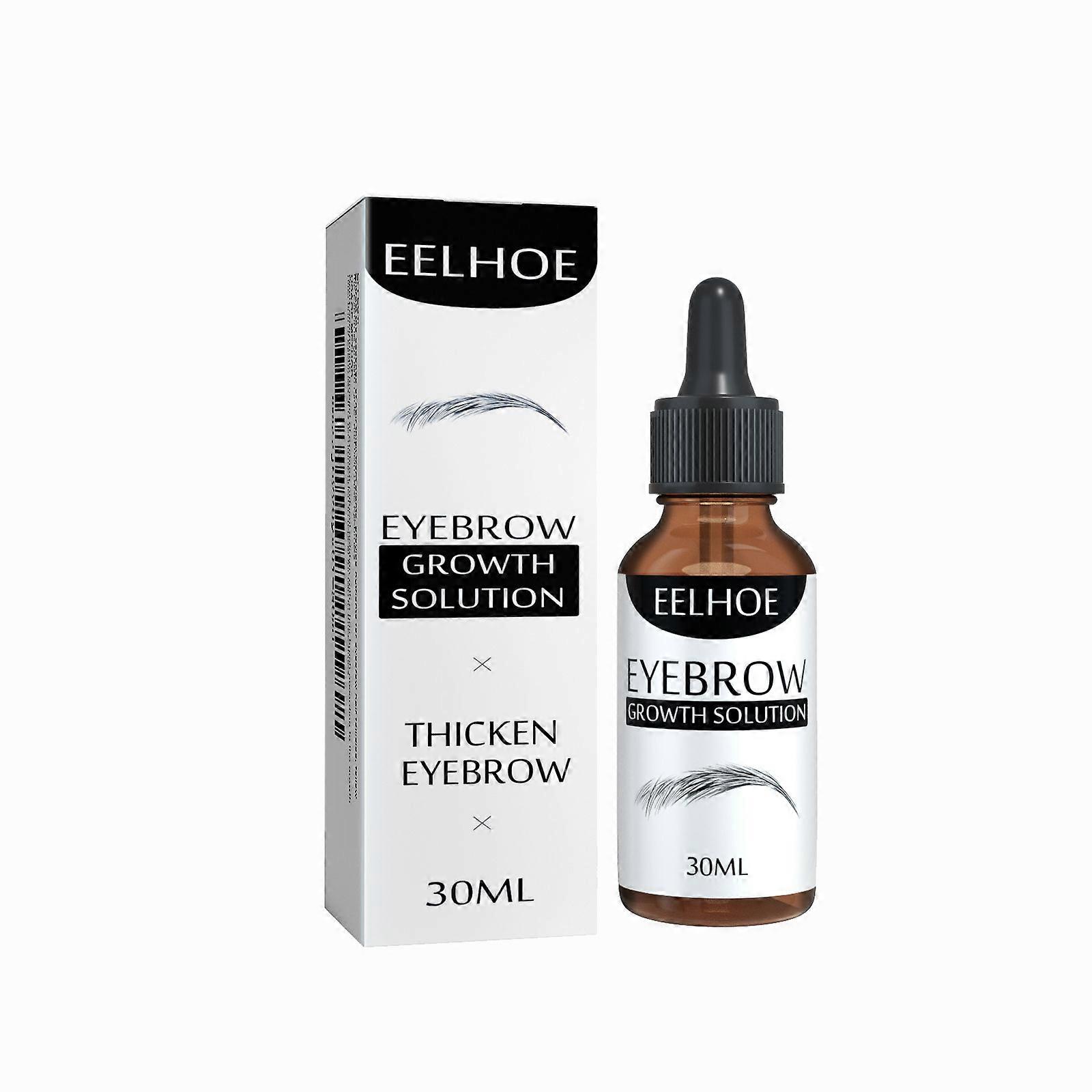 3x 30ml Eyebrow Liquid Eyebrow Dark Thick Natural Essential Oil Liquid Mild Care Liquid Thick Eyebrow