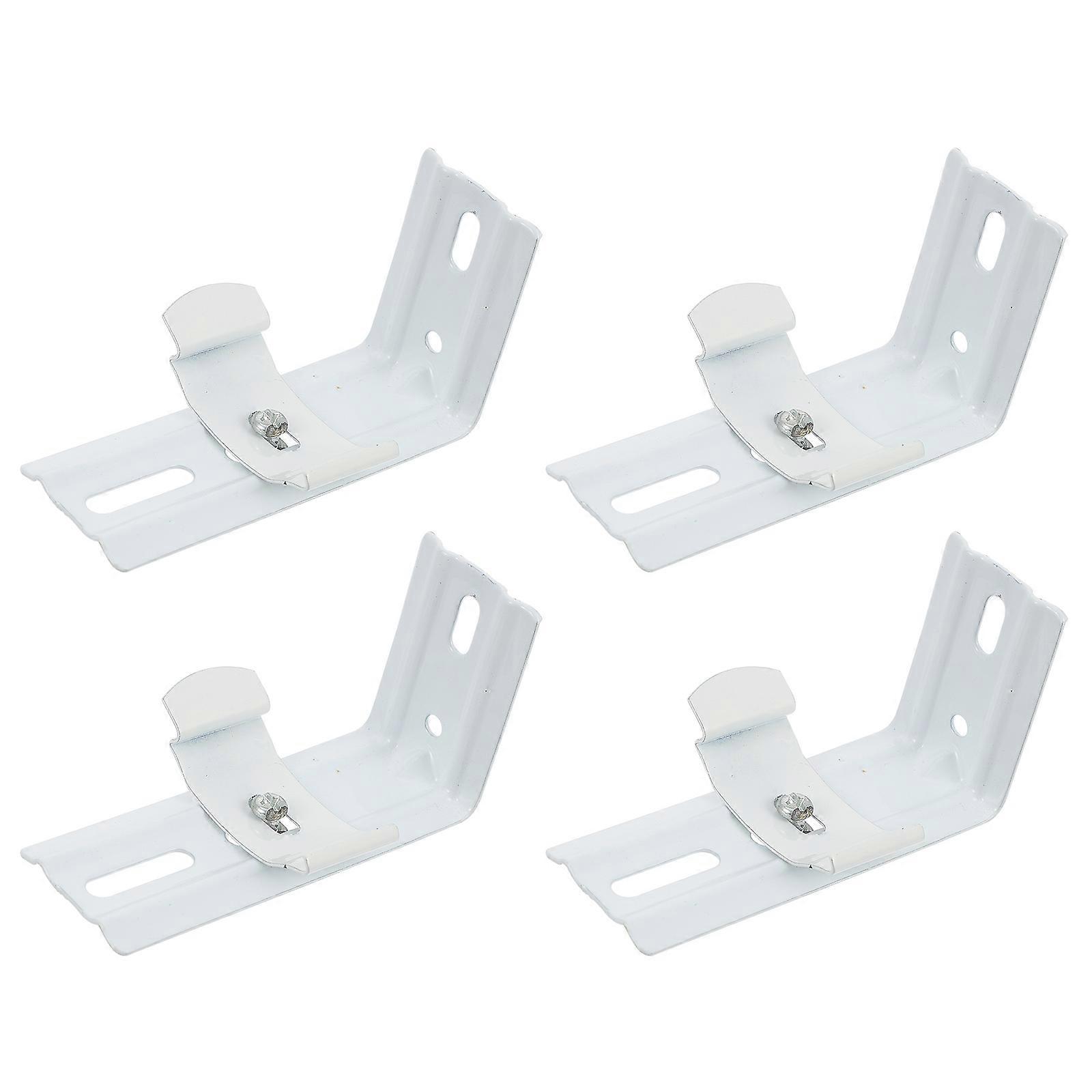 4 Pcs Curtain Ceiling Track Window Blinds Part Acessory Bracket Blind Fixer Curtain Hook Roller Venetian Blind Tilt Hook