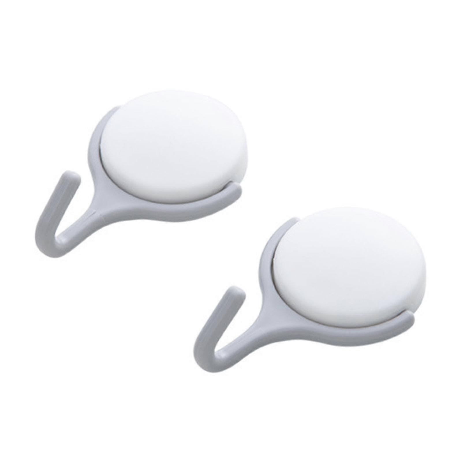 2pcs Refrigerator Washer Mount Hooks Versatile Removable Reusable Holder For Cooking Tools Bathroom Accessories
