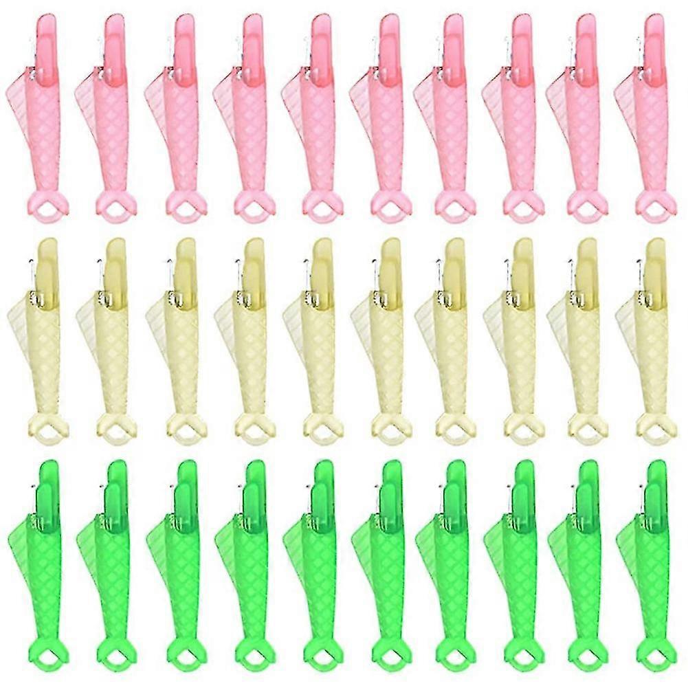 30 Pcs Sewing Machine Needle Threader Fish Type Embroidery Floss Automatic Sewing Needle Threader C