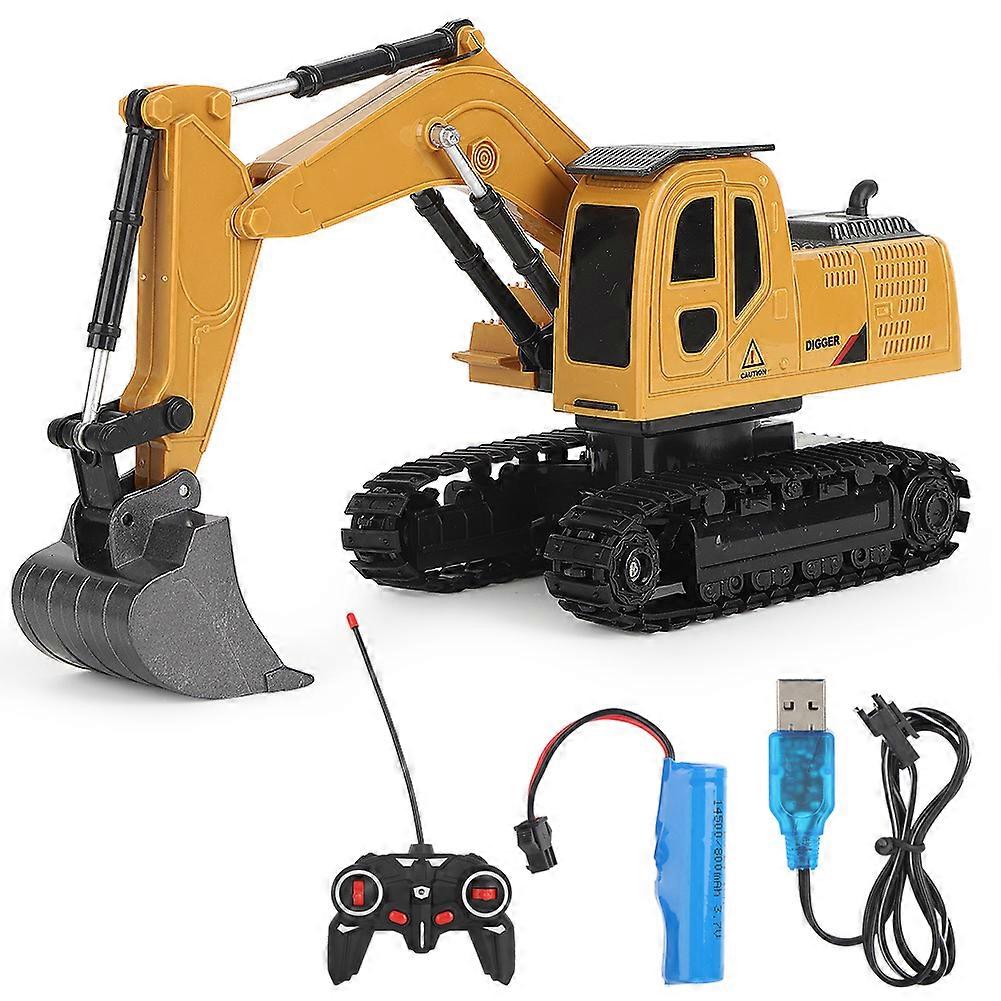 6CH Remote Control Engineering Car Model 1/24 Scale Simulation Truck Model Kid Toy for Kids