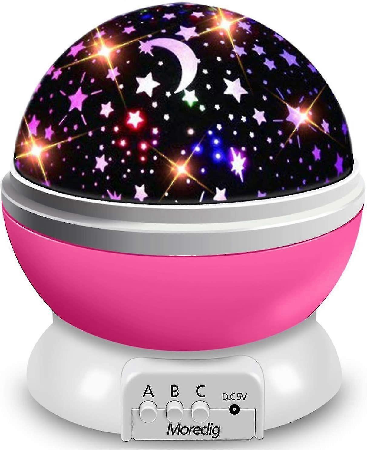 360 Rotat Projector Lamp Ceiling , Led 7 Modes,