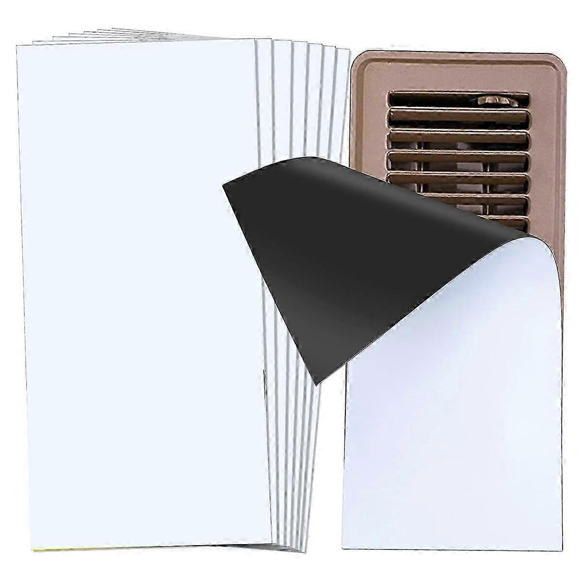 8pack tampas de ventilação magnética, tampas de ventilação para registradores de ar padrão de piso de casa, tampas de 5,5 polegadas x 12 polegadas