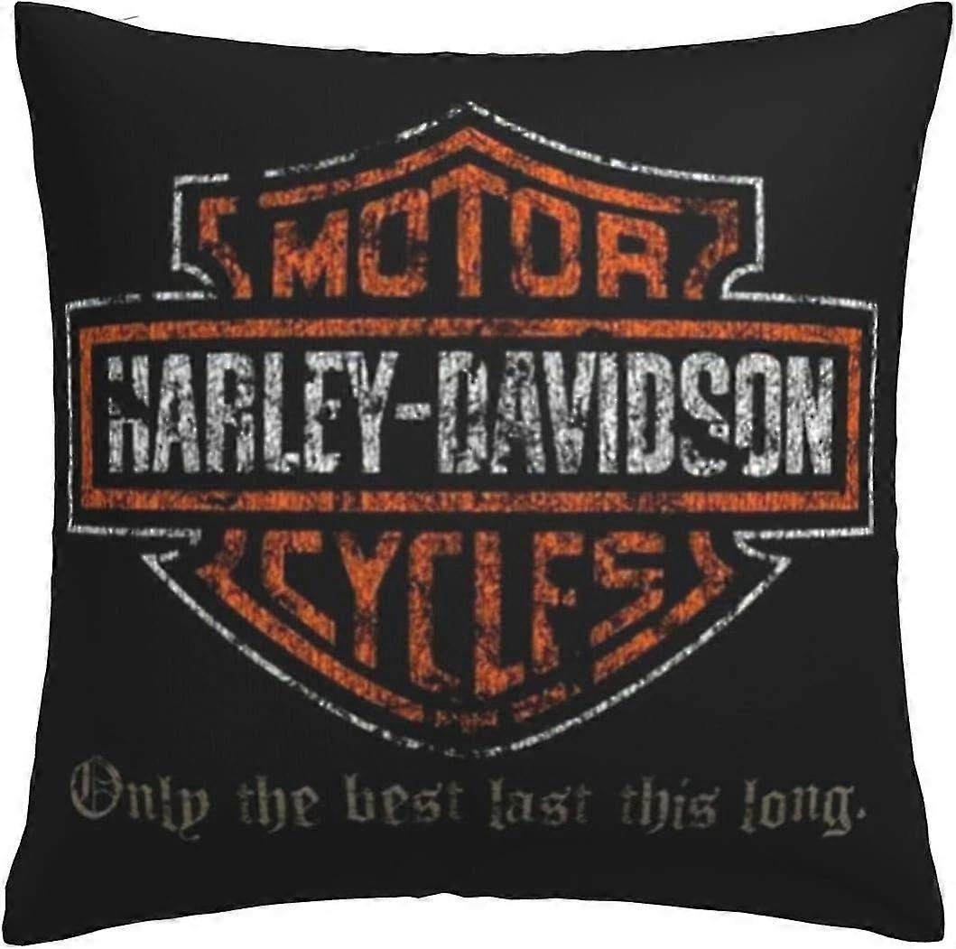Ρίξτε καλύμματα μαξιλαριών Harley Davidson Ζεστό και μαλακό κάλυμμα μαξιλαριών για διακοσμητικές μαξιλαροθήκες στον καναπέ κρεβατιού Μαξιλάρι εξωτερικού χώρου (H-305)