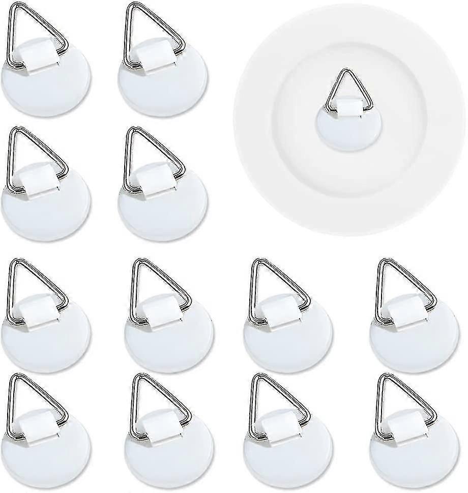 50pcs غير مرئية لاصقة لوحة شماعات، عمودي حامل لوحة الجدار، لاصق