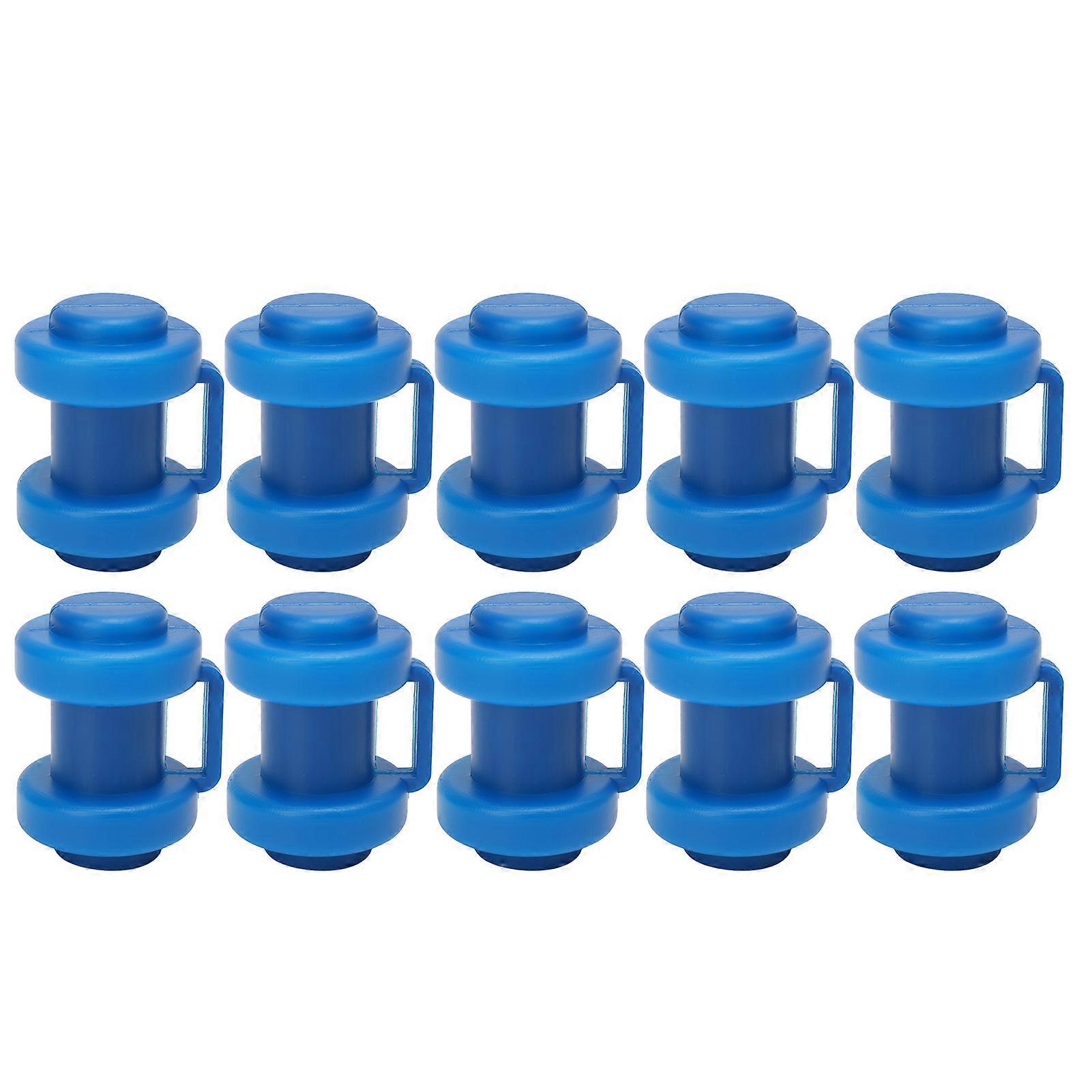 10Pcs Trampoline Enclosure Pole End Covers ABS Durable Safety Caps for Trampoline Net Poles Protection and Secure Fit