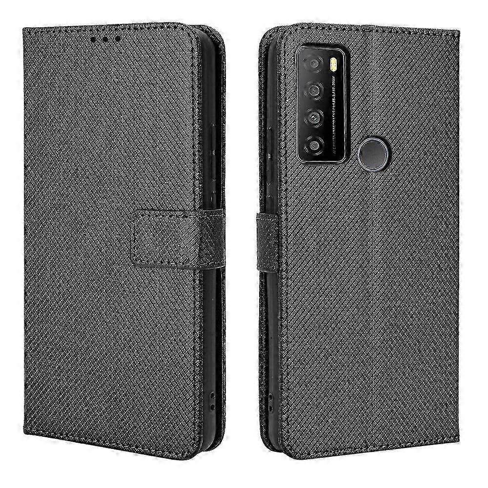 Compatible with TCL 30 XL Wallet Case Diamond Pattern Pu Leather Cover With Magnetic Closure Card Slots