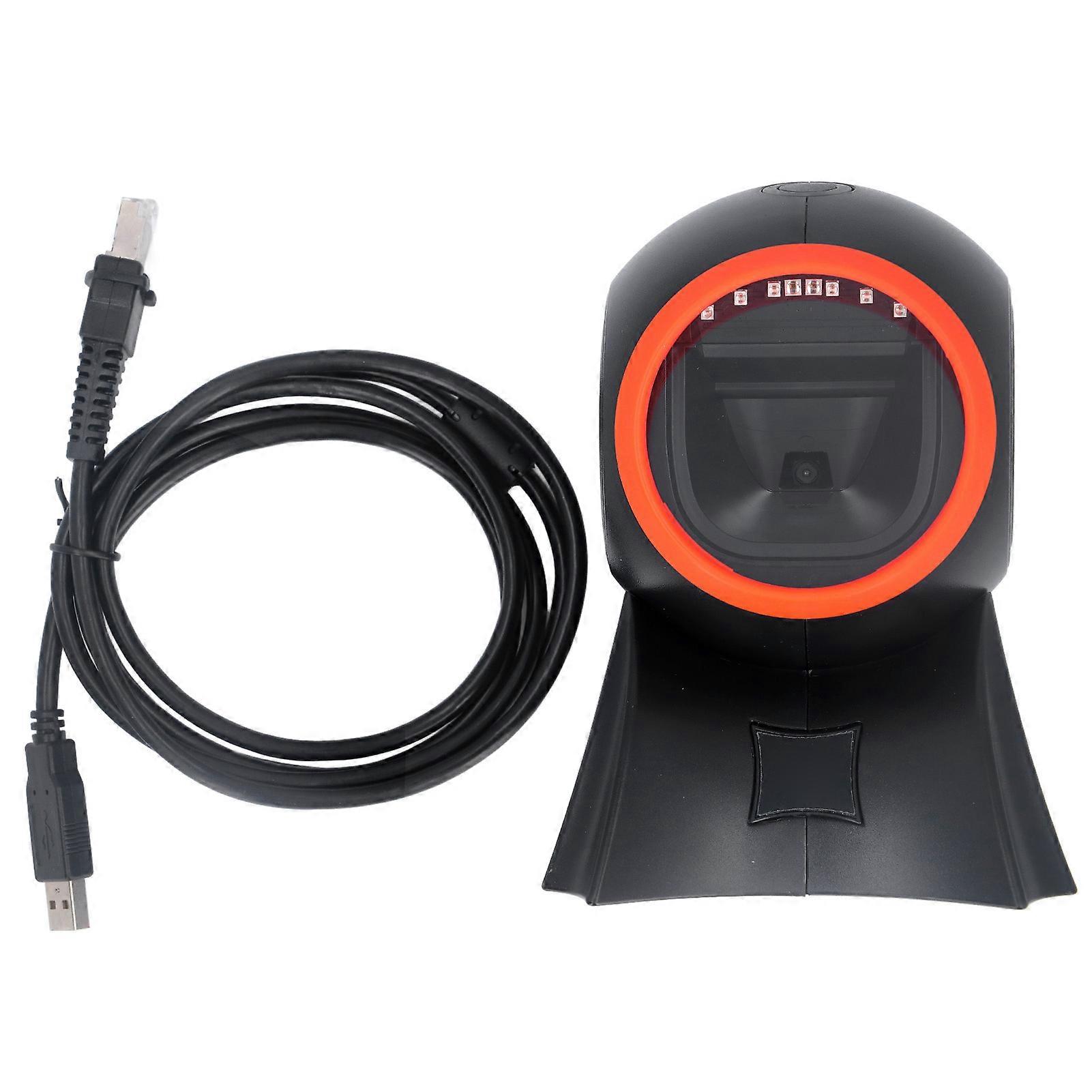 QR Code Scanner Desktop 1D 2D Barcode Reader Screen Scanning Platform for Warehouse Supermarket POS System