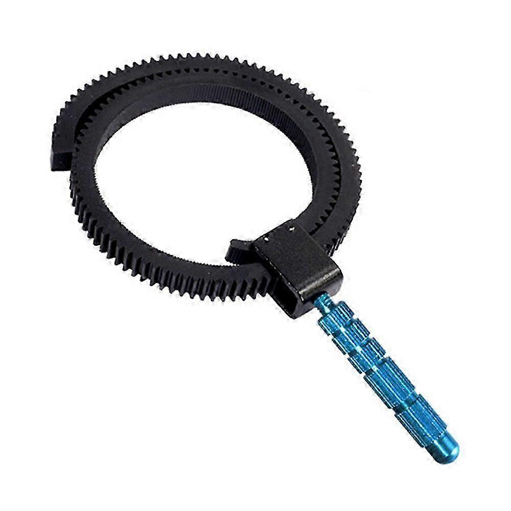 Rubber Follow Focus ring gear belt with plug in aluminum alloy for SLR cameras digital DSLR Camcord