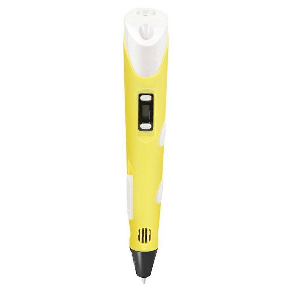2nd Generation 3D Printing Pen High Temperature 3D Drawing DIY Doodling Tool - Yellow