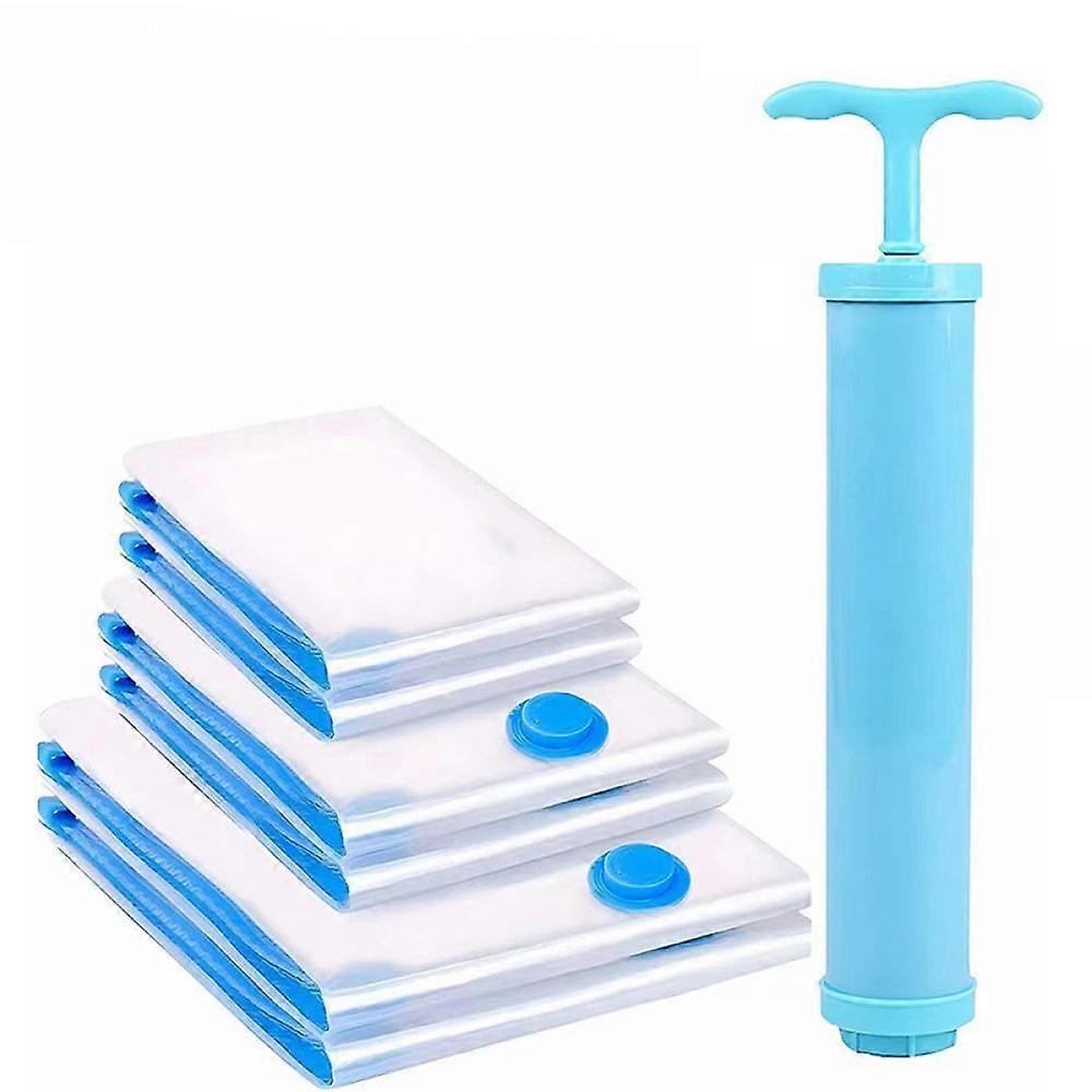 6-piece set with hand pump vacuum compression bag