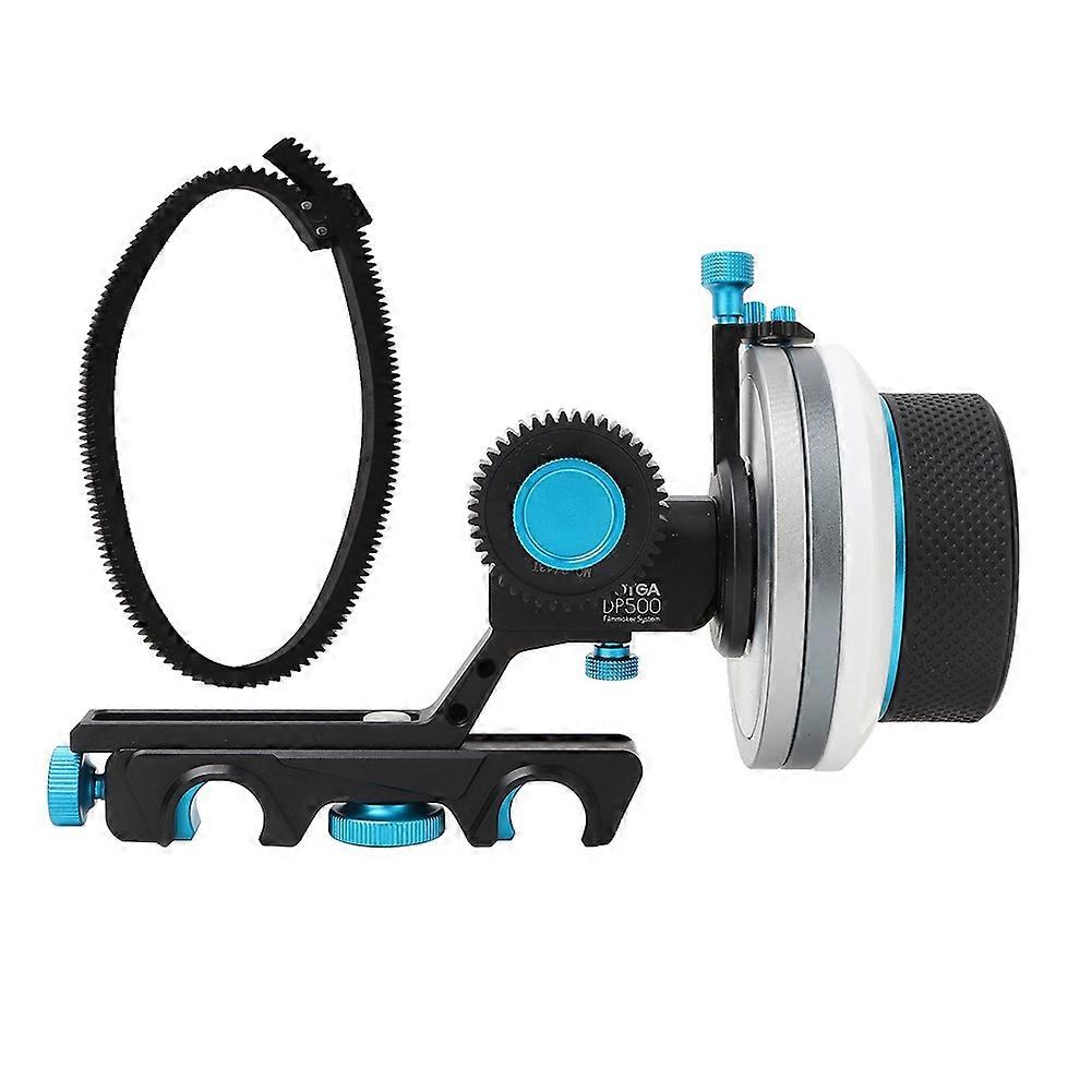 Universal Damping Accurate Focusing Follow Focus for 15mm Rods Rig Fit for DSLR Video (15mm)