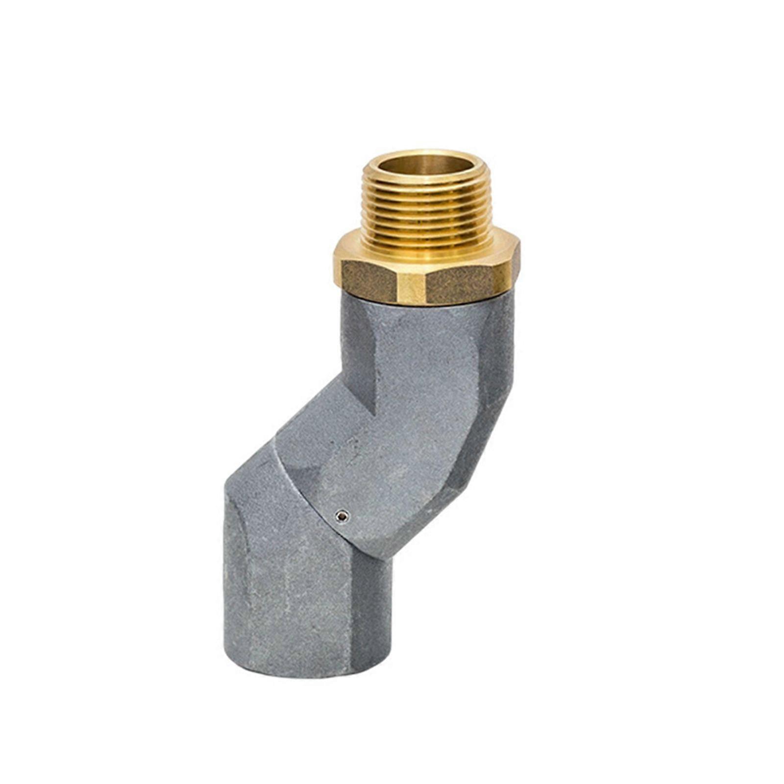 3/4'' Fuel Hose Swivel NPT Fuel Transfer Hose Swivel 360 Degree Rotatable Connector for Fuel Nozzle Zinc Alloy Corrosion~resistant Easy to Install MK1